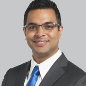 Pravin George, DO, a stroke specialist at the Cerebrovascular Center at Cleveland Clinic Dr Pravin George